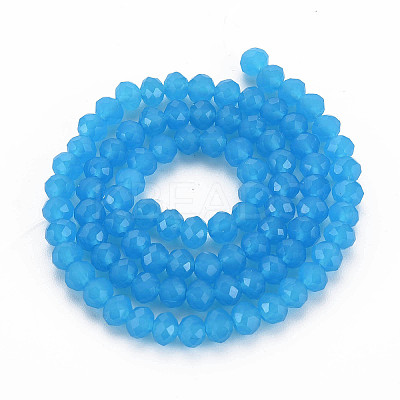 Glass Beads Strands EGLA-A044-J6mm-D09-1