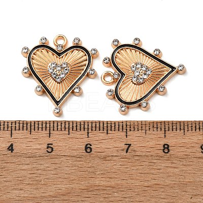 Alloy Enamel Pendants FIND-K030-17G-G-1