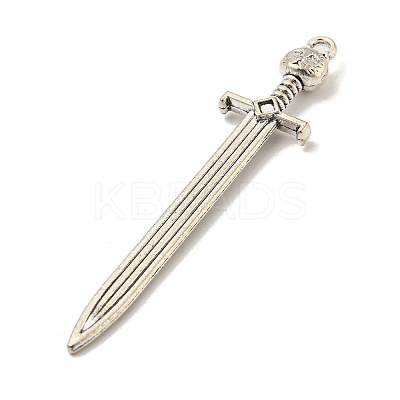 Tibetan Style Alloy Big Pendants TIBE-L013-01AS-1