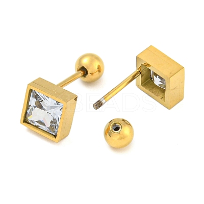 Ion Plating(IP) 304 Stainless Steel Ear Plugs Gauges EJEW-H012-15G-1