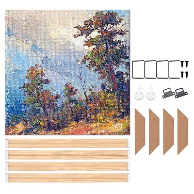 DIY Solid Wood Canvas Frame Kit DIY-BC0003-11B-1