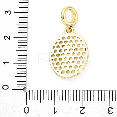 Brass Virgin Mary European Dangle Charms KK-D325-26G-01-1