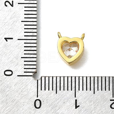 Brass Micro Pave Cubic Zirconia Pendants KK-D295-12G-1
