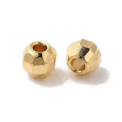 Brass Spacer Beads KK-O133-013B-G-1