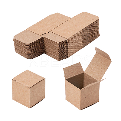 Kraft Paper Box CON-WH0029-01-1