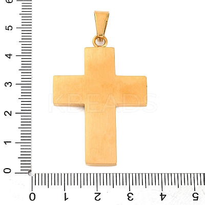 304 Stainless Steel Enamel Pendants LS-STAS-P372-03G-1