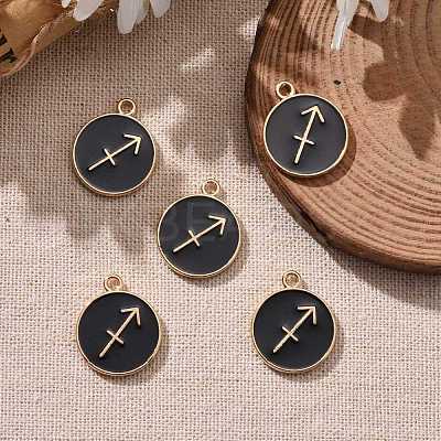 Alloy Enamel Pendants ENAM-S124-01A-08F-1