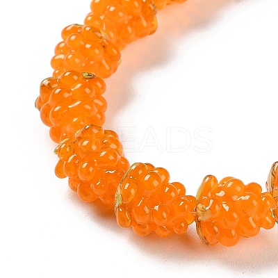 Handmade Lampwork Beads Strands LAMP-Q036-05E-1