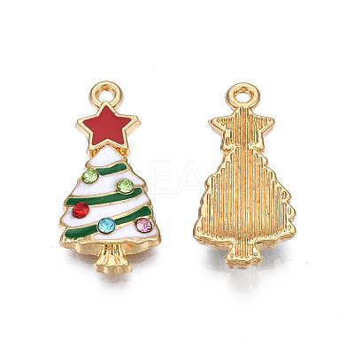 Rack Plating Alloy Enamel Pendants LS-X-ENAM-N055-148B-1