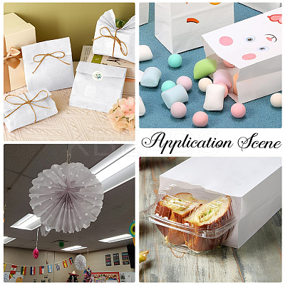 50Pcs Rectangle Paper Baking Bags CARB-SP0001-05B-01-1