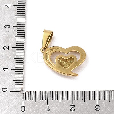 PVD Vacuum Plating 304 Stainless Steel Pendants STAS-R232-14D-G-1