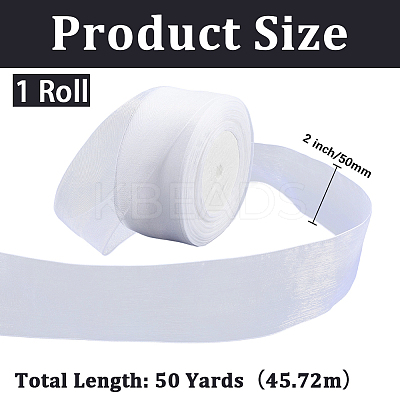 1 Rolls Sheer Organza Ribbon SRIB-CY0001-22C-10-1
