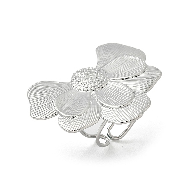304 Stainless Steel Cuff Open Rings for Women RJEW-F195-03P-1
