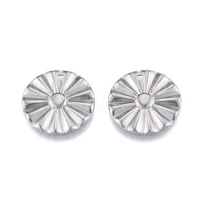 Non-Tarnish 201 Stainless Steel Pendant STAS-B027-08P-1