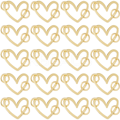 20Pcs Brass Pendants PALLOY-HS00023-1
