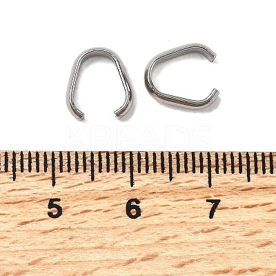 Tarnish Resistant 201 Stainless Steel Quick Link Connectors STAS-P223-02P-04-1