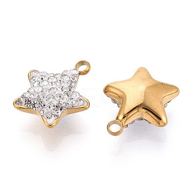 Ion Plating(IP) 201 Stainless Steel Charms STAS-N109-216A-G-1