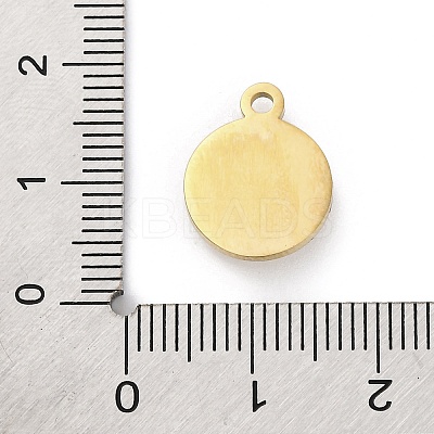 Real 14K Gold Plated Synthetic Turquoise Pendants STAS-R005-05G-01-1