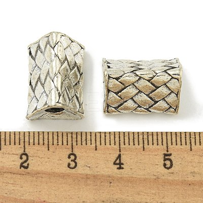 Tibetan Style Alloy European Beads FIND-U015-12AS-02-1