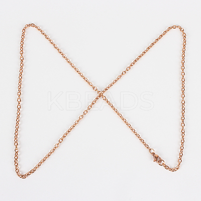 304 Stainless Steel Cable Chain for Necklace Making STAS-P045-06-1