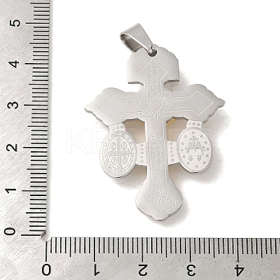 Ion Plating(IP) 304 Stainless Steel Pendants STAS-C103-02GP-1