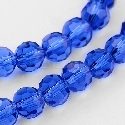Transparent Glass Bead Strands X-GLAA-G013-10mm-26-1