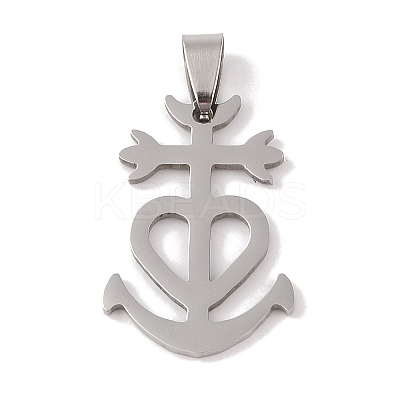 Non-Tarnish 201 Stainless Steel Pendants STAS-A094-10P-1