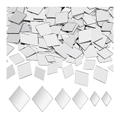 210Pcs 3 Styles Adhesive Acrylic Cabochons Sheets DIY-PH0022-93A-1