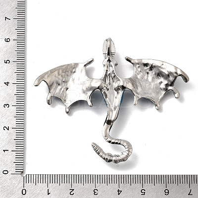 Alloy Enamel with Rhinestone Big Pendants FIND-Z098-01P-02-1