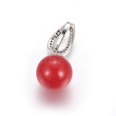 (Jewelry Parties Factory Sale)Brass Pendants and Dangle Earrings Sets SJEW-F189-23A-P-1