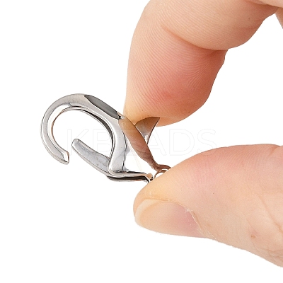 Tarnish Resistant 304 Stainless Steel Lobster Claw Clasps LS-STAS-AB25-1