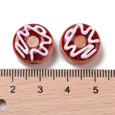 Handmade Lampwork Enamel Beads Strands LAMP-A001-F02-1