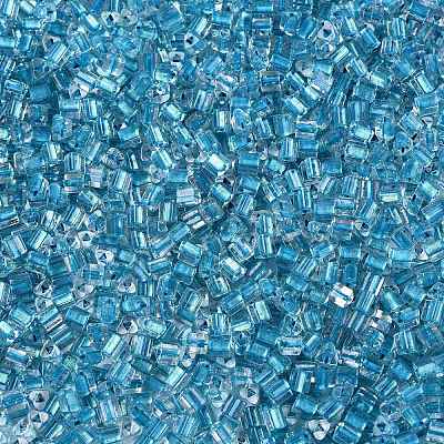6/0 Transparent Inside Colours Glass Seed Beads SEED-N006-003D-1