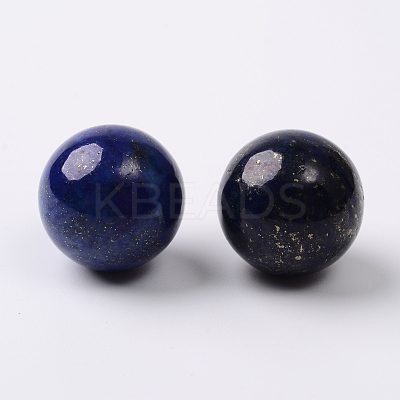 Dyed Natural Lapis Lazuli Round Beads G-I174-16mm-20-1