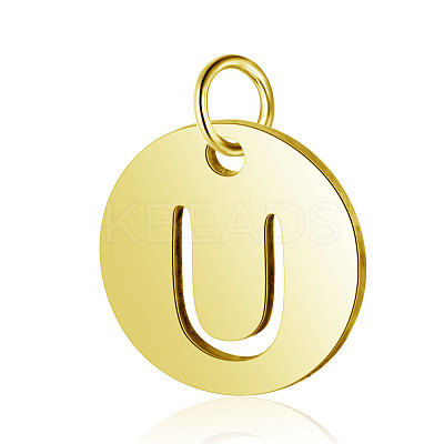 304 Stainless Steel Charms Ion Plating(IP) A-STAS-S105-T514G-U-1