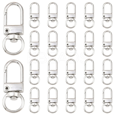 30Pcs Alloy Swivel Clasps DIY-YW0017-33P-1