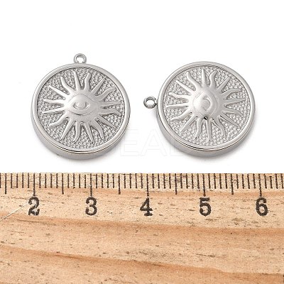 304 Stainless Steel Pendants STAS-L022-498P-1