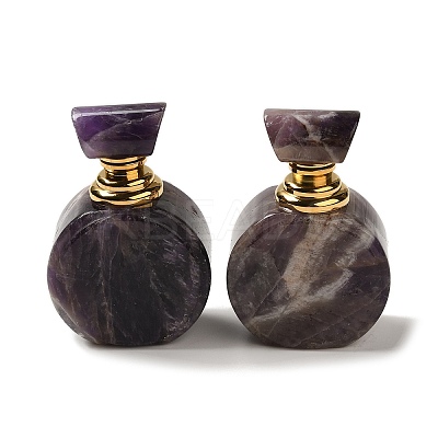 Natural Amethyst Dropper Perfume Bottles DJEW-H010-04G-01-1