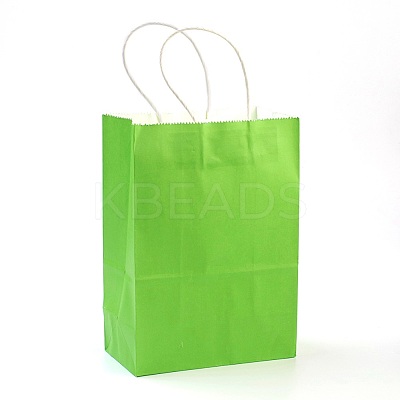Pure Color Kraft Paper Bags AJEW-G020-B-05-1