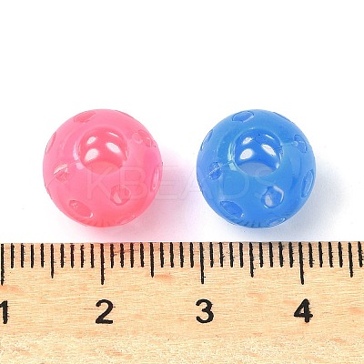 Transparent Acrylic Beads OACR-D309-04-1