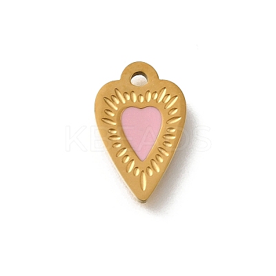 304 Stainless Steel Enamel Charms LS-STAS-V006-04G-02-1