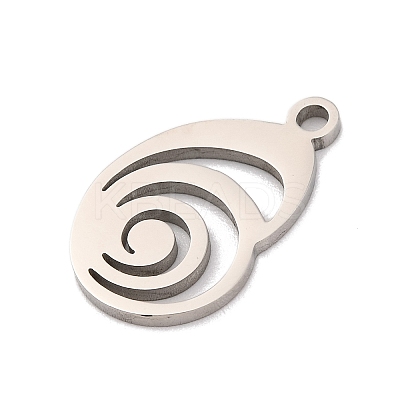 Non-Tarnish 201 Stainless Steel Pendants LS-STAS-U016-09P-02-1