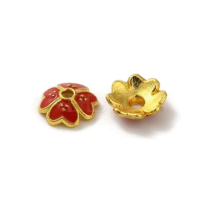 Alloy Enamel Beads Caps LS-FIND-G074-02C-1