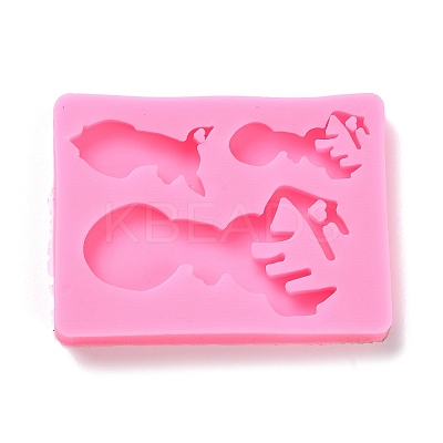 DIY Keychain Silicone Molds Kits DIY-GF0002-33-1