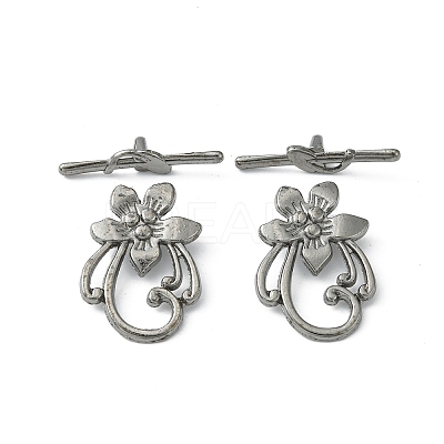 Tibetan Style Alloy Toggle Clasps LS-K095R052-1