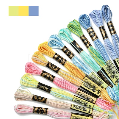 6-Ply Polyester Embroidery Floss OCOR-FZ0001-01J-1