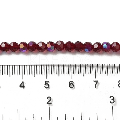 Electroplate Transparent Glass Beads Strands LS-EGLA-A035-T4mm-L02-1