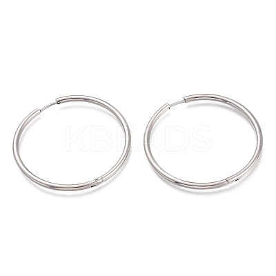 Tarnish Resistant 201 Stainless Steel Huggie Hoop Earrings EJEW-O095-02F-1