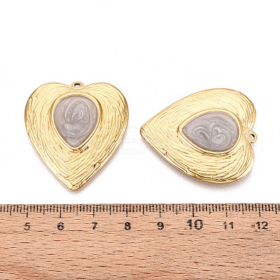 304 Stainless Steel Pendants STAS-C152-05G-02-1