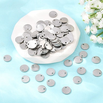Tarnish Resistant 201 Stainless Steel Stamping Blank Tag Pendants STAS-Q025-1-1